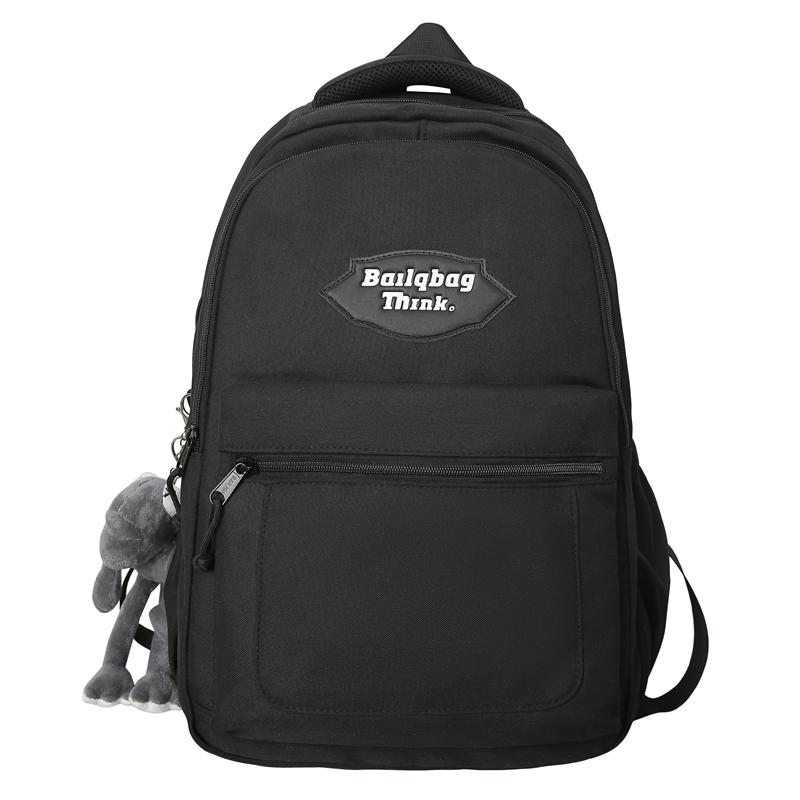 Студенческая школьная сумка с цветными блоками, мужской рюкзак большой емкости, женская дорожная сумка для пары