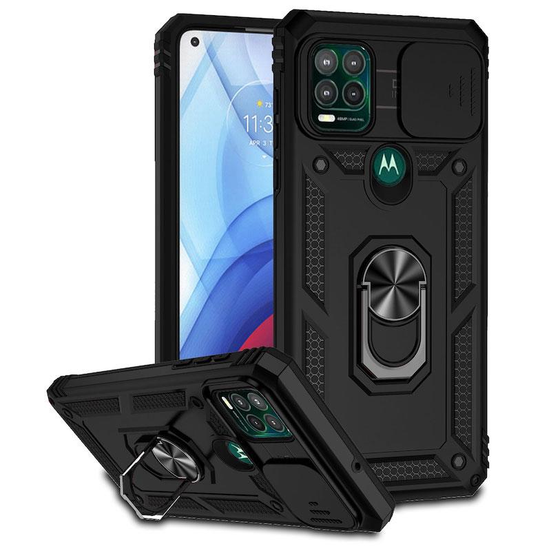 QWДля Motorola Moto G PURE G Power STYLUS Fusion чехол Роскошный автомобильный магнитный чехол для телефона с кольцом для Moto PLAYСиликоновый задний чехол