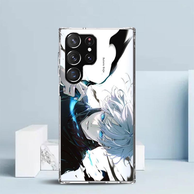 Kaisen J-Jujutsu Годжо Сатору Чехол для телефона Samsung Galaxy S24 S25 Edge S26 Ultra S22 S23 Plus S21 + S20 FE Мягкий ТПУ задняя крышка