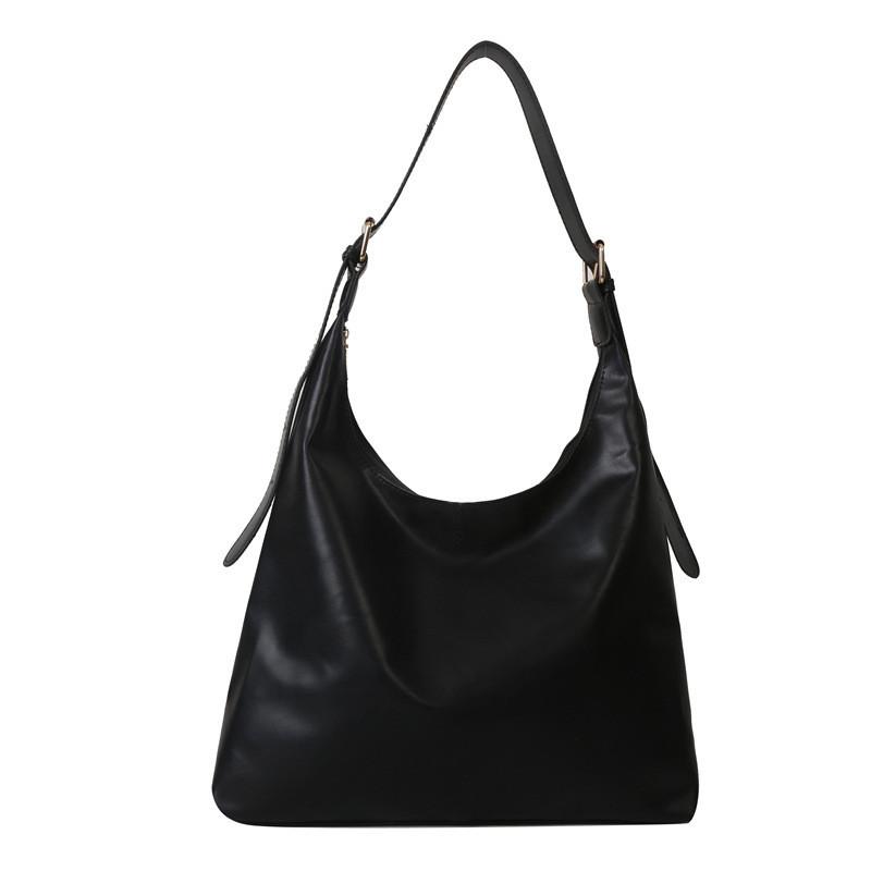 Stylish Large Capacity Tote Bag For Women In Trendy Korean Fashion With Soft Pu Material