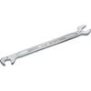 HAZET Двойной гаечный ключ 70 мм Общая 4 мм 2 мм и Углы положения зева Импортировано из Открытый конец (Рожковый ключ), Серебристый, Ультратонкие губки, Длина, Ширина,