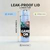 1PC Game On Controller Gaming Pattern 750ml Color Plastic Sports Water Bottle Leakproof Flip Straw Lid Suitable for Sports Office Home Use