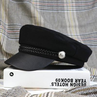 Модные зимние осенние береты, кепки, свободные береты с облачным верхом, восьмиугольные береты, шерстяная кепка-газетчик, женская кепка с полями, декор для улицы