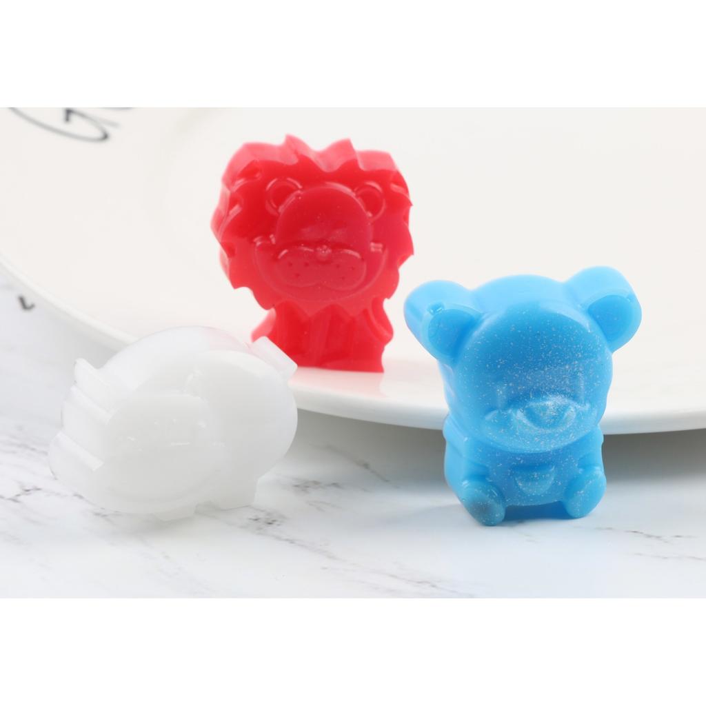 Wild Animals Silicone Chocolate Mold, 21x10x1cm, for Making Chocolate Candies Jelly Ice Cubes, Original Deals