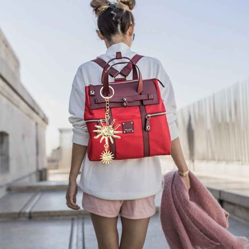 Модный брелок Солнце/Луна Уникальный подвес для сумки Модная сумка Украшение для сумки Металлический материал Брелок Подвеска Подарок для любителя моды