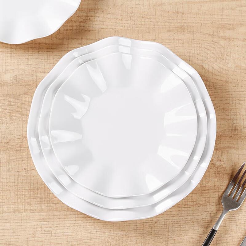 Меламиновая обеденная тарелка «Лотос» от Huihuang