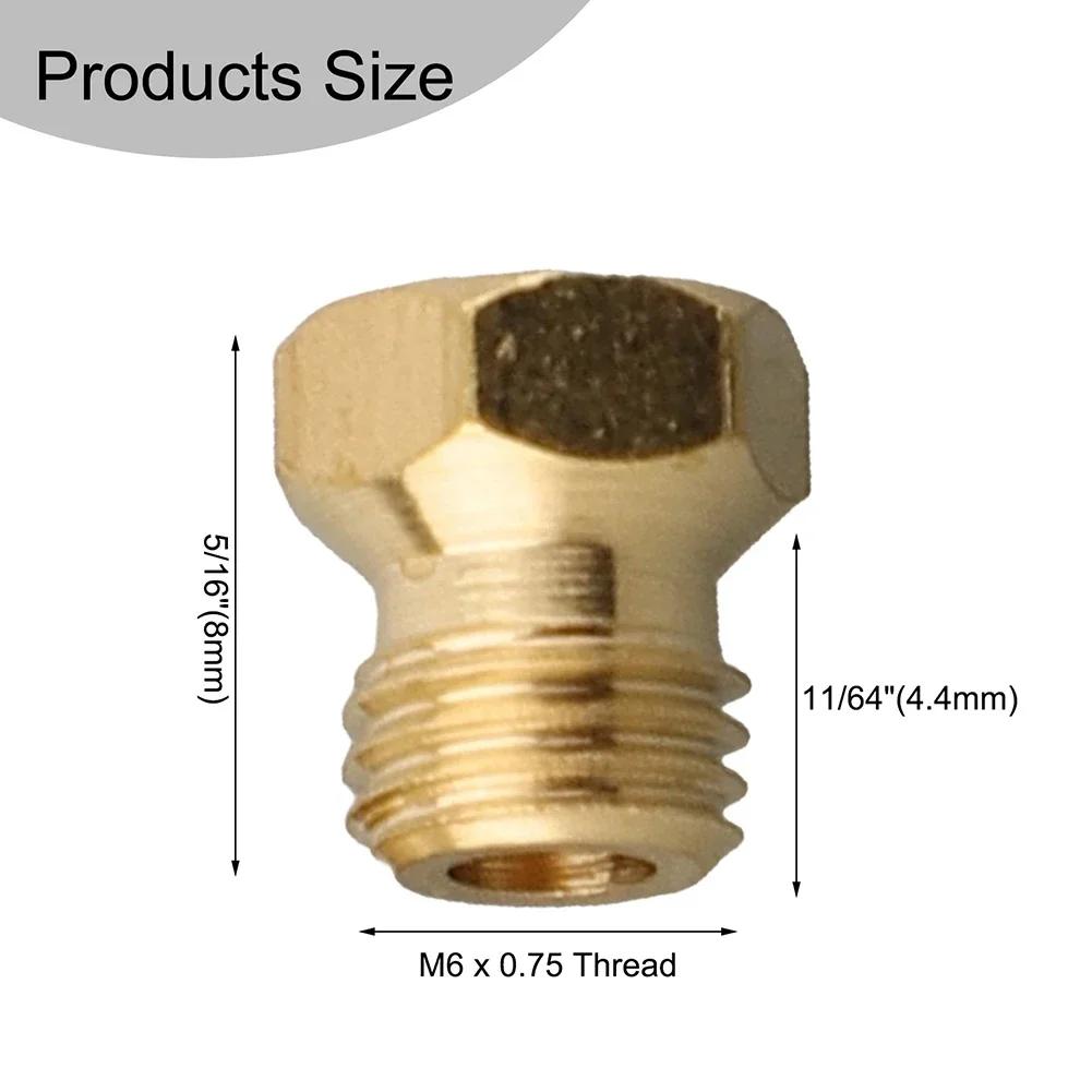 5 шт. Конфорка Газовая плита Комплекты для переоборудования на СУГ Жиклеры Форсунки Пропановые инжекторы Газовая плита Латунная форсунка Аксессуары для газовой плиты