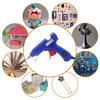 20W EU Plug Melt Glue Industrial Mini Guns Thermo Electric Heat Temperature Tool 7mm Sticks