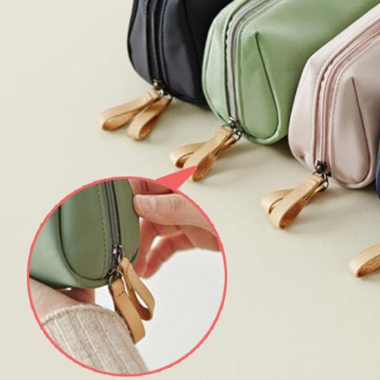 Дорожная косметичка с двойной застежкой-молнией, сумка для хранения косметики, переносная сумка-органайзер для туалетных принадлежностей для отпуска, деловой поездки, домашнего использования