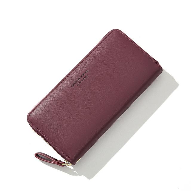 Women's Wallets Brand Designer Long Wallet Female Leather Purse ID Card Holder Women Purses Ladies Clutch Phone Bag