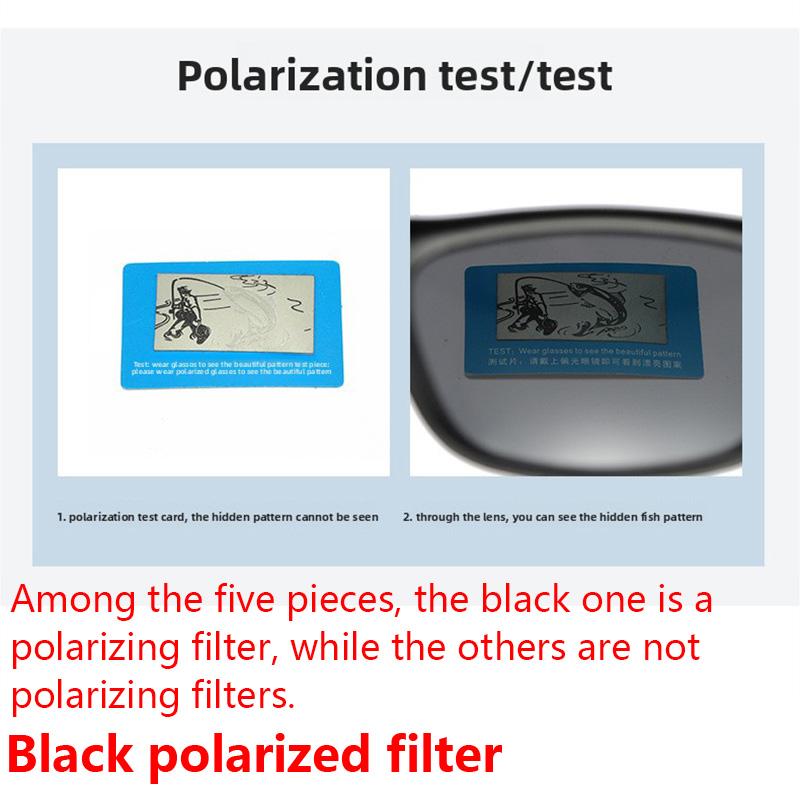 Multi-Purpose Replaceable Lens Sunglasses Sports Eyewear Frame Magnetic Attachment - Five-Piece Polarized Sunglasses Set