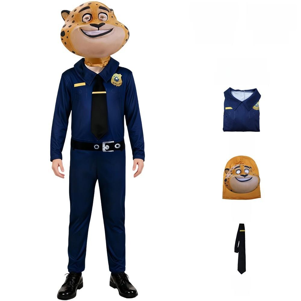 Zootopia Detective Cosplay Outfit With Polyester Fabric For Cosplay Events And Parties