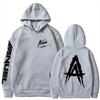 Anuel AA Hoodies Autumn Fleece Hoodie Men's Anuel AA Real Hasta La Muerte Printed Sweatshirts Rapper Loose Pullover Streetwear
