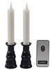 FINE Electric Candle for Buddhist Altars, Remote Controlled, Flickering, Flameless, Safe and Secure, FIN-806BK ABS