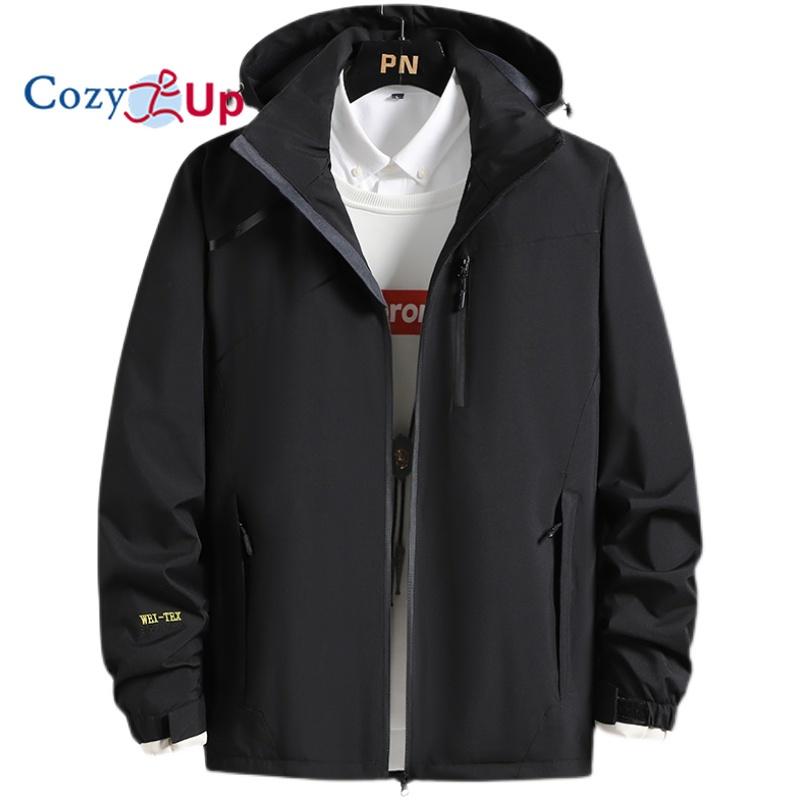 Cozy Up Мужская водонепроницаемая куртка-дождевик II с капюшоном, дышащая ветровка для пешего туризма, альпинизма
