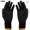 1/6 Pairs Anti-static Nylon PU Work Gloves Polyurethane Coated Labor Protection