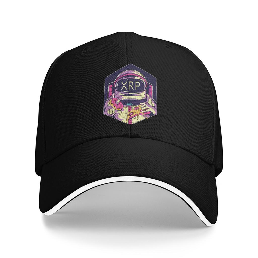 Summer Casual Baseball Cap XRP Ripple Running Hippie Hip Hop Hats For Women Men Sunscreen Classic Baseball Caps