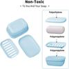 Leakproof with Lid Soap Dishes Soap Container Soap Holder Soap Box Bar Soap Case