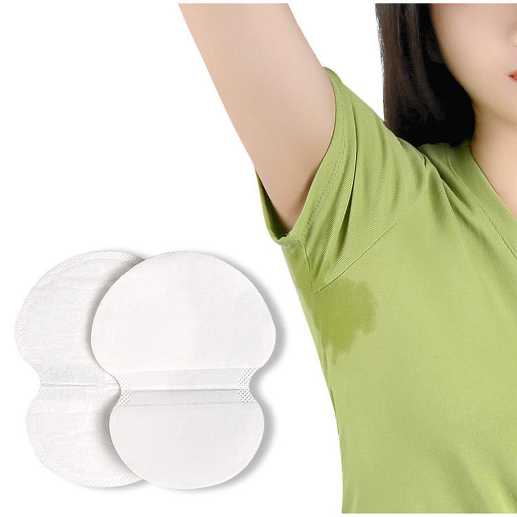 100PCS Armpit Sweat Pad Disposable Invisible Long Lasting Underarm Sweat Absorbent Pad for Summer