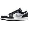 Jordan Air Jordan 1 Black Red War God Low top Vintage Basketball Shoes Unisex Black 553558-040(Team855-)