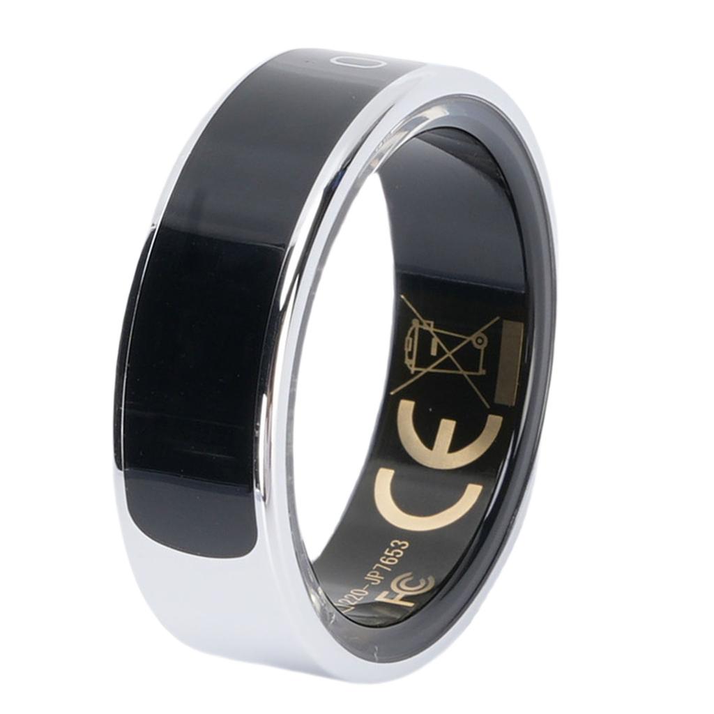 Умное кольцо фитнес-трекер для мужчин и женщин, сенсорный экран, водонепроницаемость 5 АТМ, запись данных о здоровье и упражнениях, подсчет шагов, с зарядной станцией