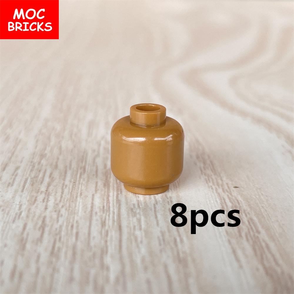 Фигурка MOC Bricks Пустая Голова Лицо Банка Бутылка Аксессуары Собранная Деталь Строительные Блоки Игрушки Для Детей