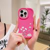 Чехлы для телефонов N93 Peony Macaron Wavy Edge для iPhone 16 Pro Max Samsung S24 Plus S23 Ultra A35 A55 A05s Xiaomi Redmi Note 13 Honor Противоударный чехол