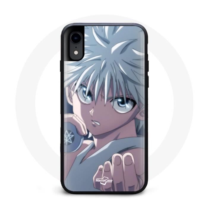 Coque pour Iphone XS - Maniacase - Killua Zoldyck - Souple - Protection contre les chocs - Noir