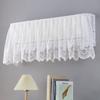Elegant Lace Embroidered Design Anti-Direct Blowing Air Conditioner Covers Cloth Wall-Mounted Dust-Proof Case Home Decoration