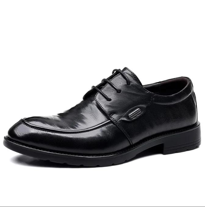 Туфли мужские деловые из натуральной кожи, деловые оксфорды, мужские туфли, высококачественные кожаные мокасины Zapatos Hombre