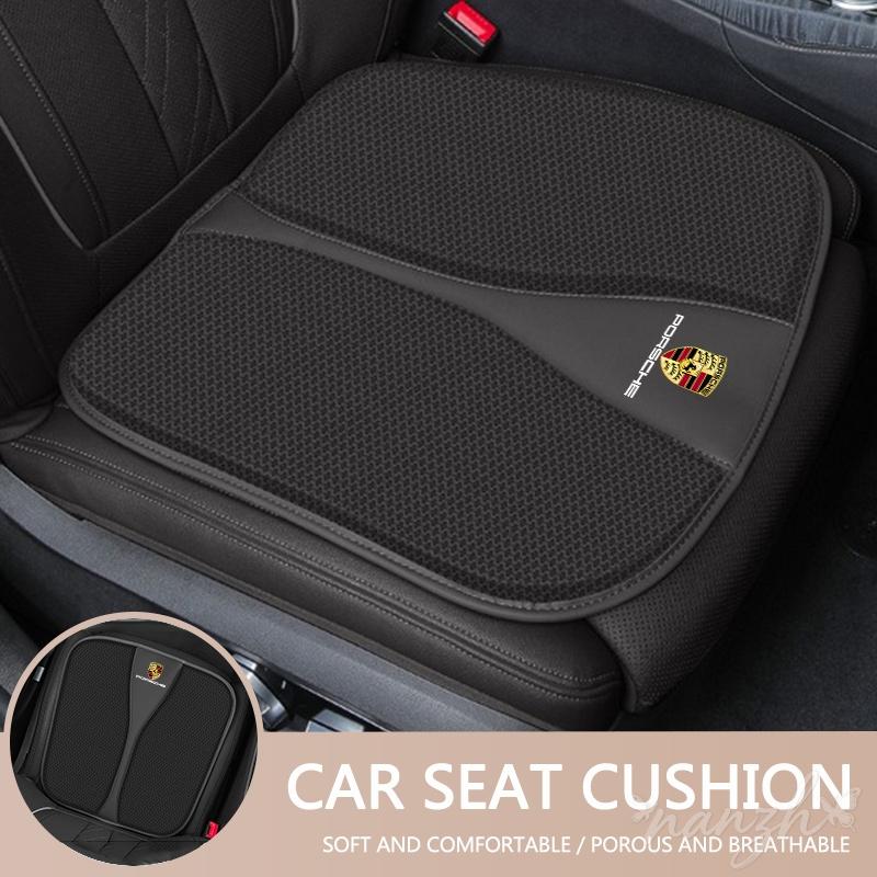 lczcr3 For Porsche Cayenne Panamera Macan 911 718 Taycan Boxster Cayman Car Seat Cushion 3D Air Mesh Non-Slip Seat Protector Sticker