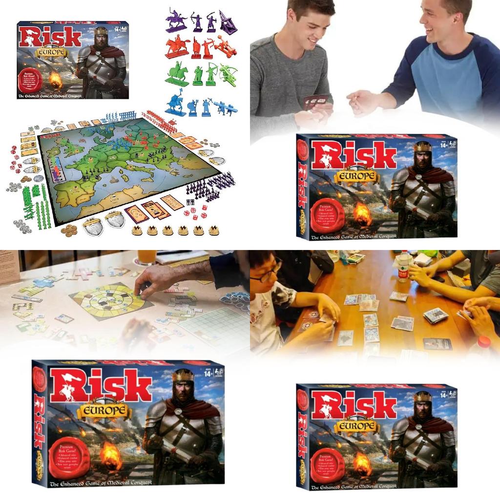 Risk Europe Card Game For Party Events And Group Play With Engaging And Humorous Features