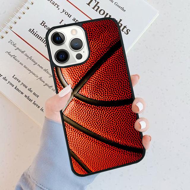Текстурированный чехол для телефона с рисунком баскетбольного мяча для iPhone 17 Air 16 15 14 Plus apple 16 11 12 13 Pro Max coque