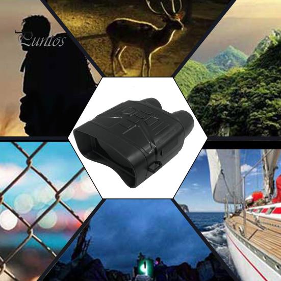 Очки ночного видения, бинокли, дизайн с большим экраном, перезаряжаемые бинокли, инфракрасные очки ночного видения для кемпинга, оборудование для наблюдения