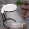 130mm Thick Table Magnifier LED Lighted Magnifying Glass Lamp Magnifier Desk Lamp with