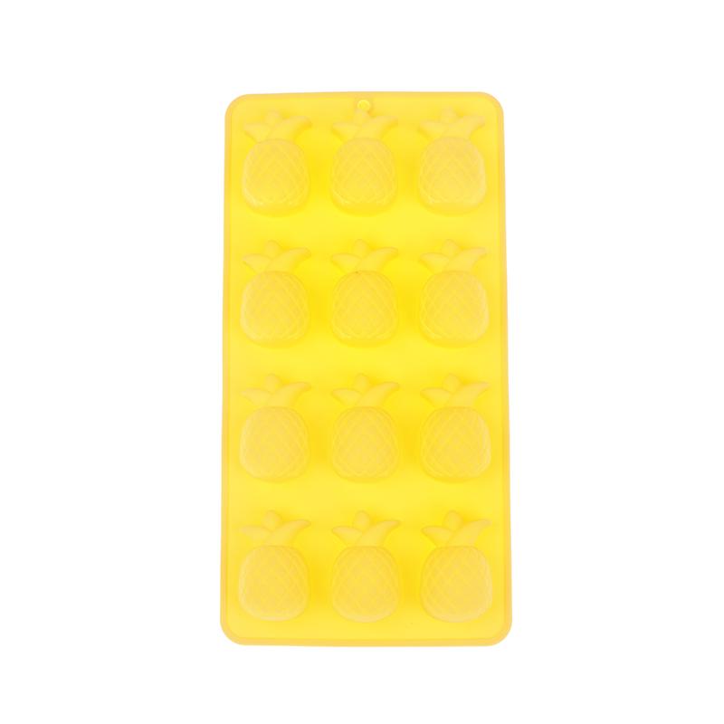 Силиконовая форма в виде ананаса на 12 отверстий, устройство для изготовления кубиков льда своими руками, форма для льда, формы для выпечки шоколадного торта, печенья, мусса, кексов, свечей, мыла