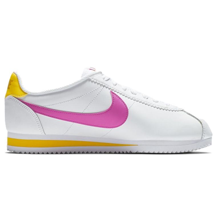 Nike Классические Cortez Кожаные Фуксия Женские 807471-112