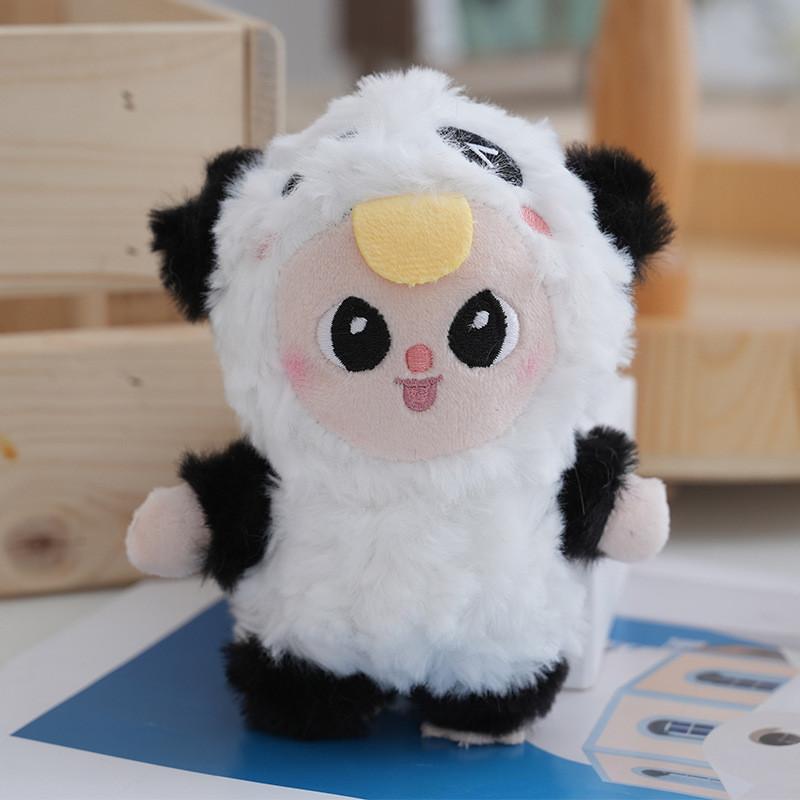 Keychain Plush Versatile Showcasing Cute Cartoon Sheep Rabbit Panda With Soft Pp Filling Cotton