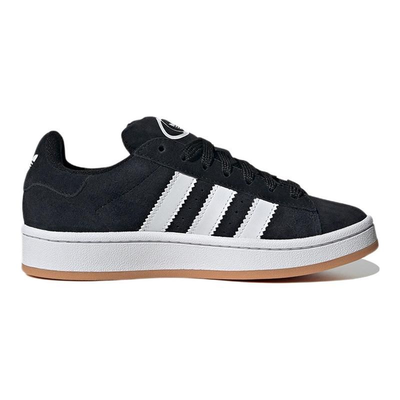 adidas Детские кроссовки Campus 00s J Black White Gum Core-Black Cloud-White HQ6638