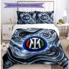 Borussia Dortmund Pattern Printed 3PCS Bedding Set Soft Skin-Friendly Washable Duvet Cover & Pillowcases Set All Season Bedroom
