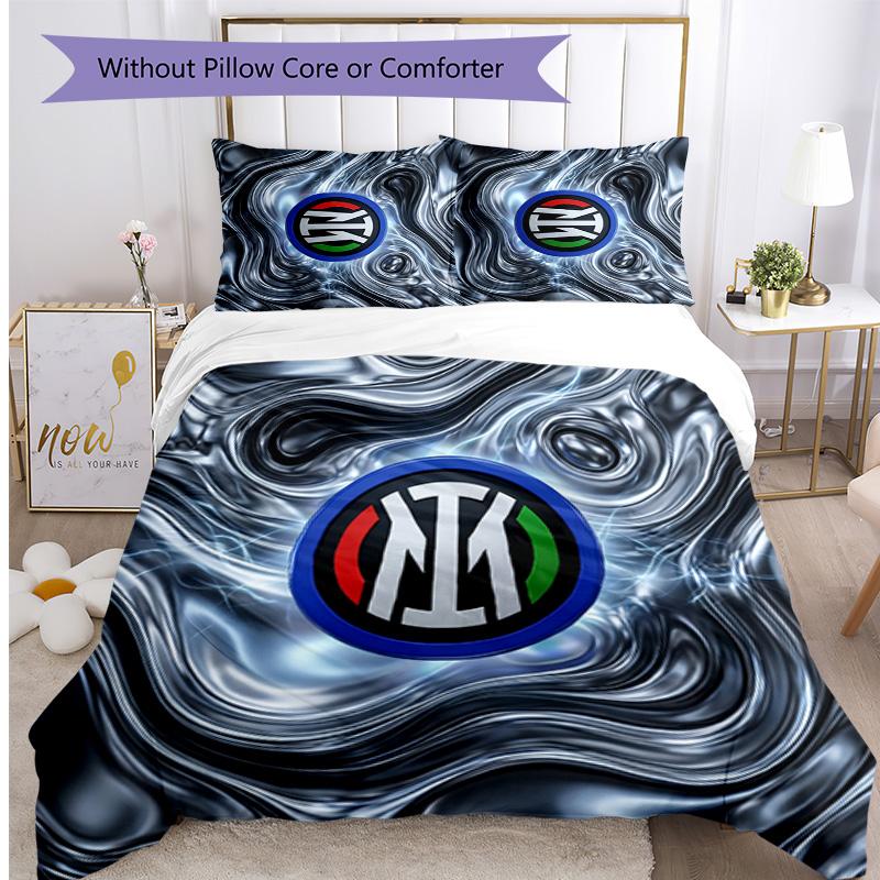 Borussia Dortmund Pattern Printed 3PCS Bedding Set Soft Skin-Friendly Washable Duvet Cover & Pillowcases Set All Season Bedroom