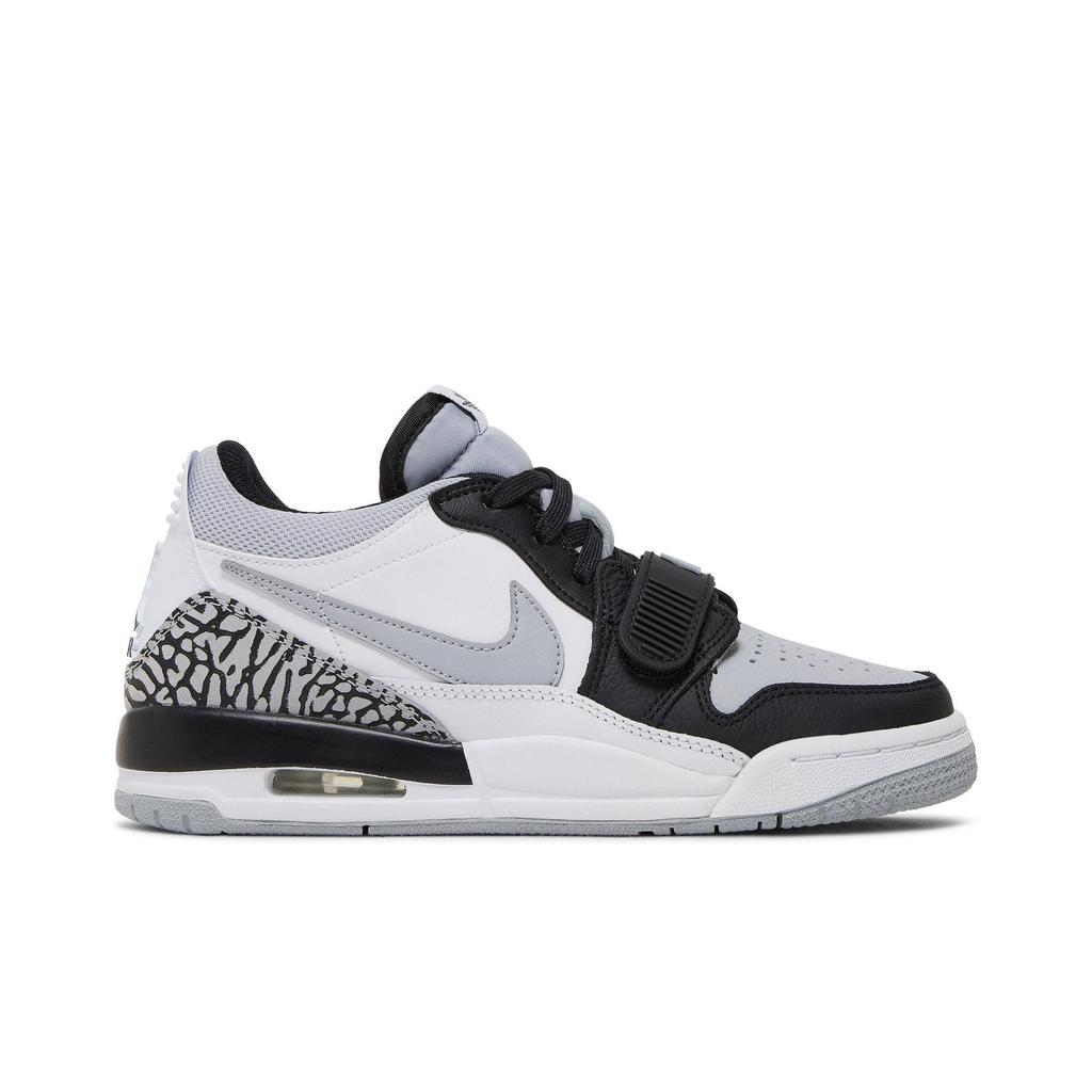 Air Jordan Legacy 312 Low Grade School 'Light Smoke Grey' (Unisex) White / Light Smoke Grey / Black Kids' Basketball Shoes CD9054 105