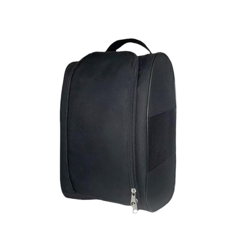 Portable Oxford Cloth Football Boot Bag Breathable Lightweight Golf Shoe Bag with Zipper Dustproof Shoe Carrier Bags Unisex