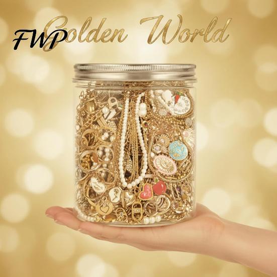 Соберите свою собственную коллекцию украшений Mystery Jar для женщин, Винтажный набор-сюрприз, Случайный модный набор из нескольких стилей, Смешанная коробка с ожерельями, серьгами,