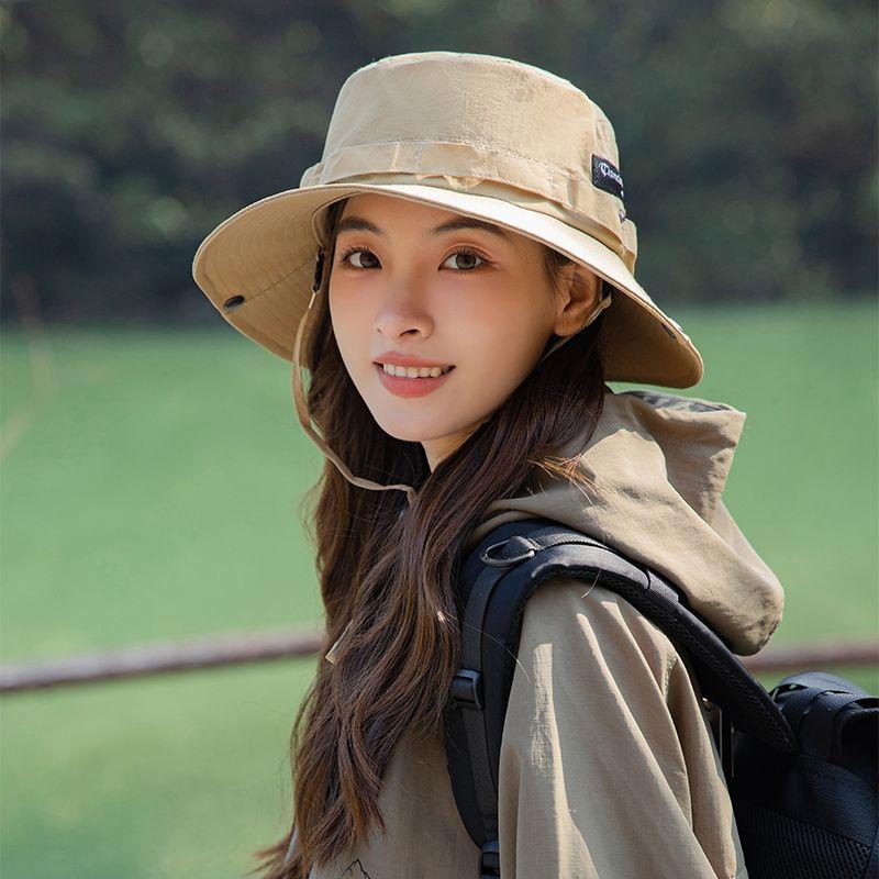 Солнцезащитная водонепроницаемая шляпа-ведро с завязками на шнурке для спорта, быстросохнущая, летняя шляпа для альпинизма