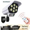 Solar Security Light Strip with Camera: Outdoor Human Induction Super Bright Street Light for Home Courtyard