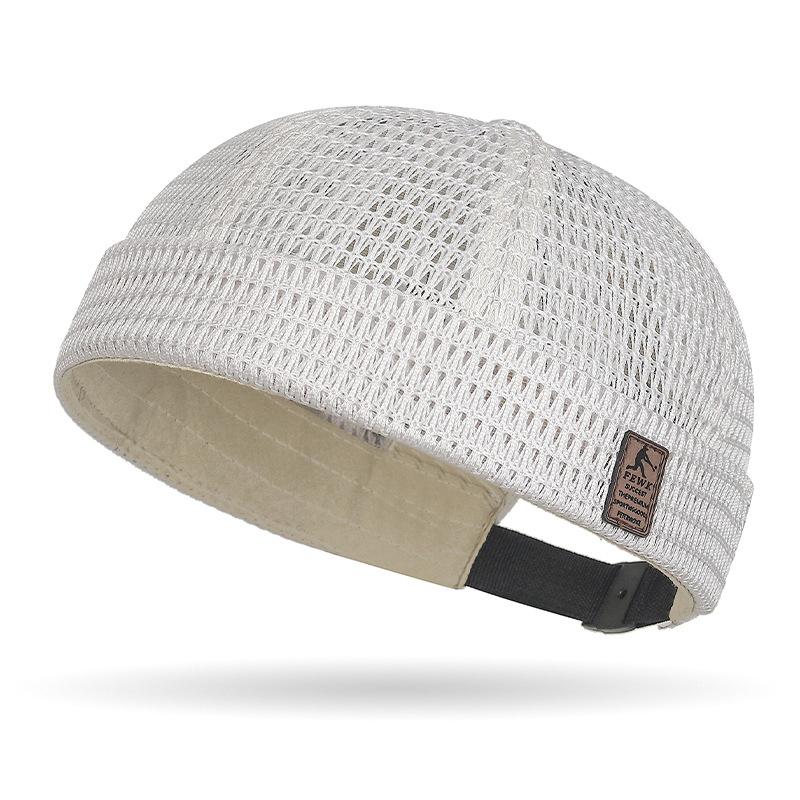 Кожаная нашивка, ажурная крупная сетка, шляпы танги для мужчин и женщин, хип-хоп, дышащие шляпы лендлорда