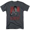 Футболка Scarface Tony Лицензированная Гангстерский Фильм Тони Монтана Ретро Футболка Угольный