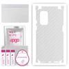 apgo Protective Skin Sticker for the Back+sides Compatible with OnePlus 9, Full Wrap Film, Foil, Vinyl - Pattern Transparent Carbon