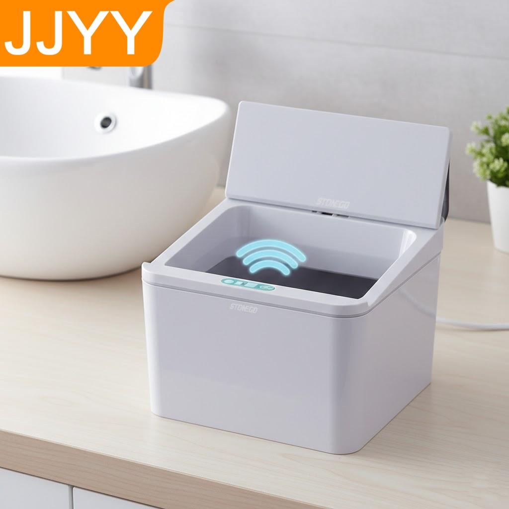 Intelligent Sensor Trash Can 4L 6L Contactless Auto Open Desktop Waste Bin for Car Office Home